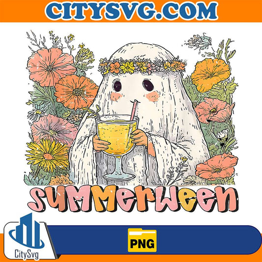 retro-floral-ghost-summer-halloween-png-cocktail-cute-summerween-png