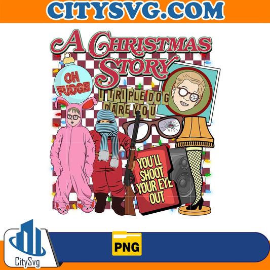 RetroGroovyAChristmasStoryMoviePng