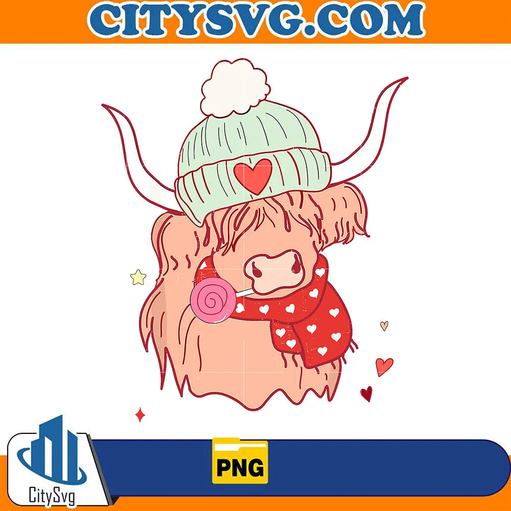 RetroHeiferValentinePng