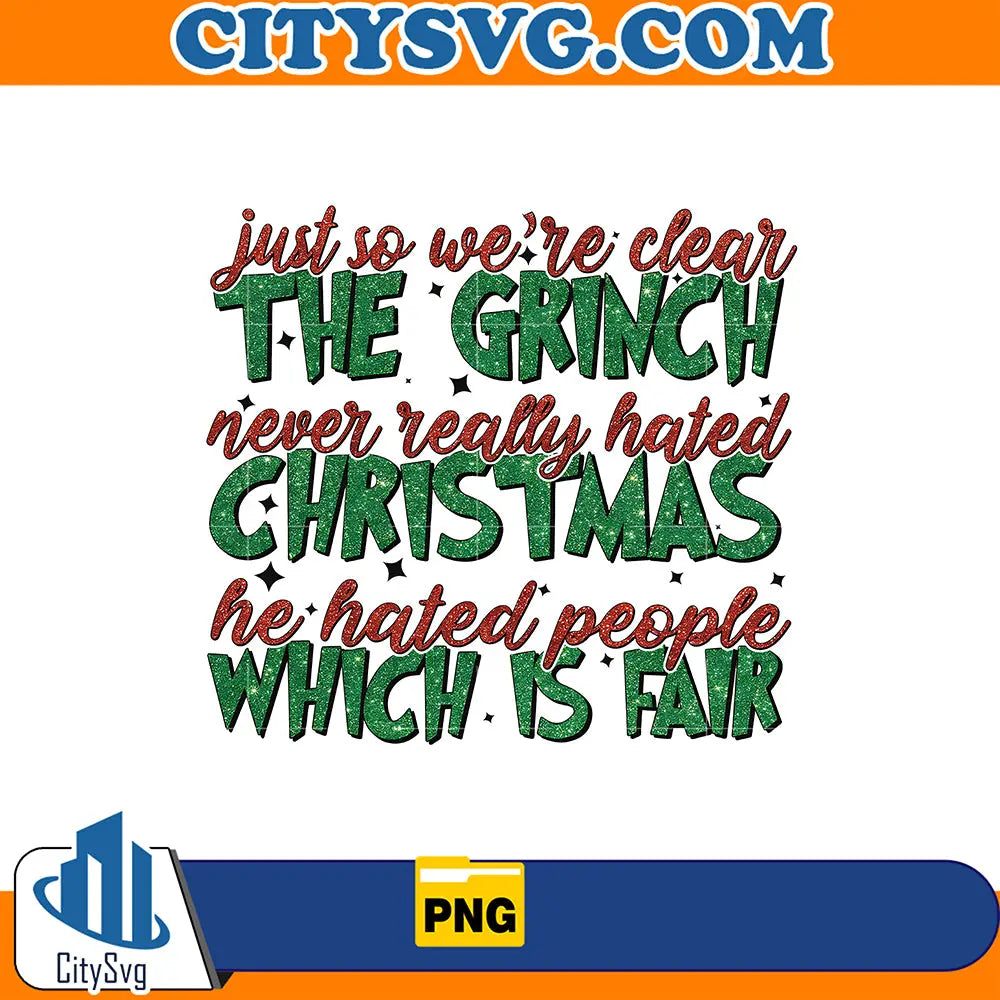 RetroTheGrinchChristmasWhichIsFairPng