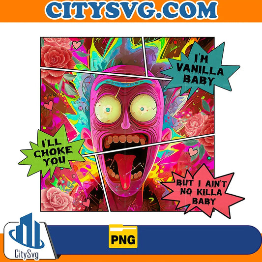 RickAndMortyComicHorrorValentinePng