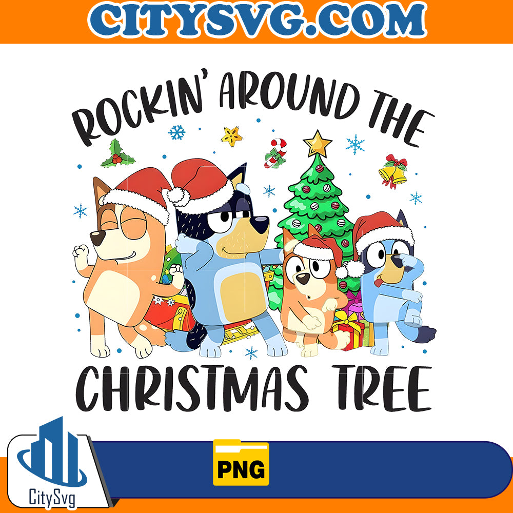 Rockin' around the Christmas tree Png