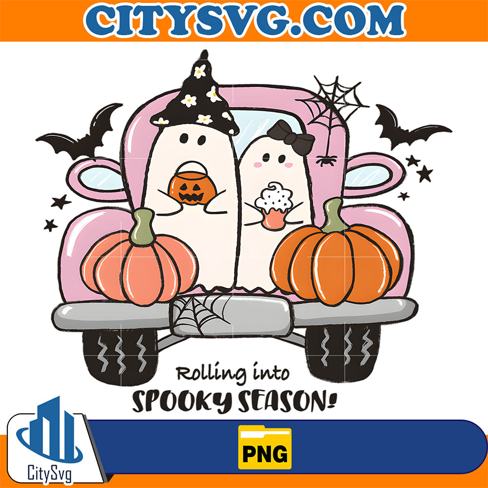 Rolling-Into-Spooky-Season-Ghost-Truck-Halloween-Pumpkin-Png