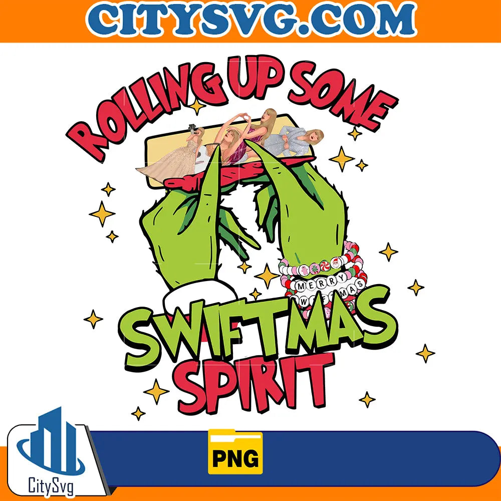 RollingUpSomeSwiftmasSpiritChristmasPng