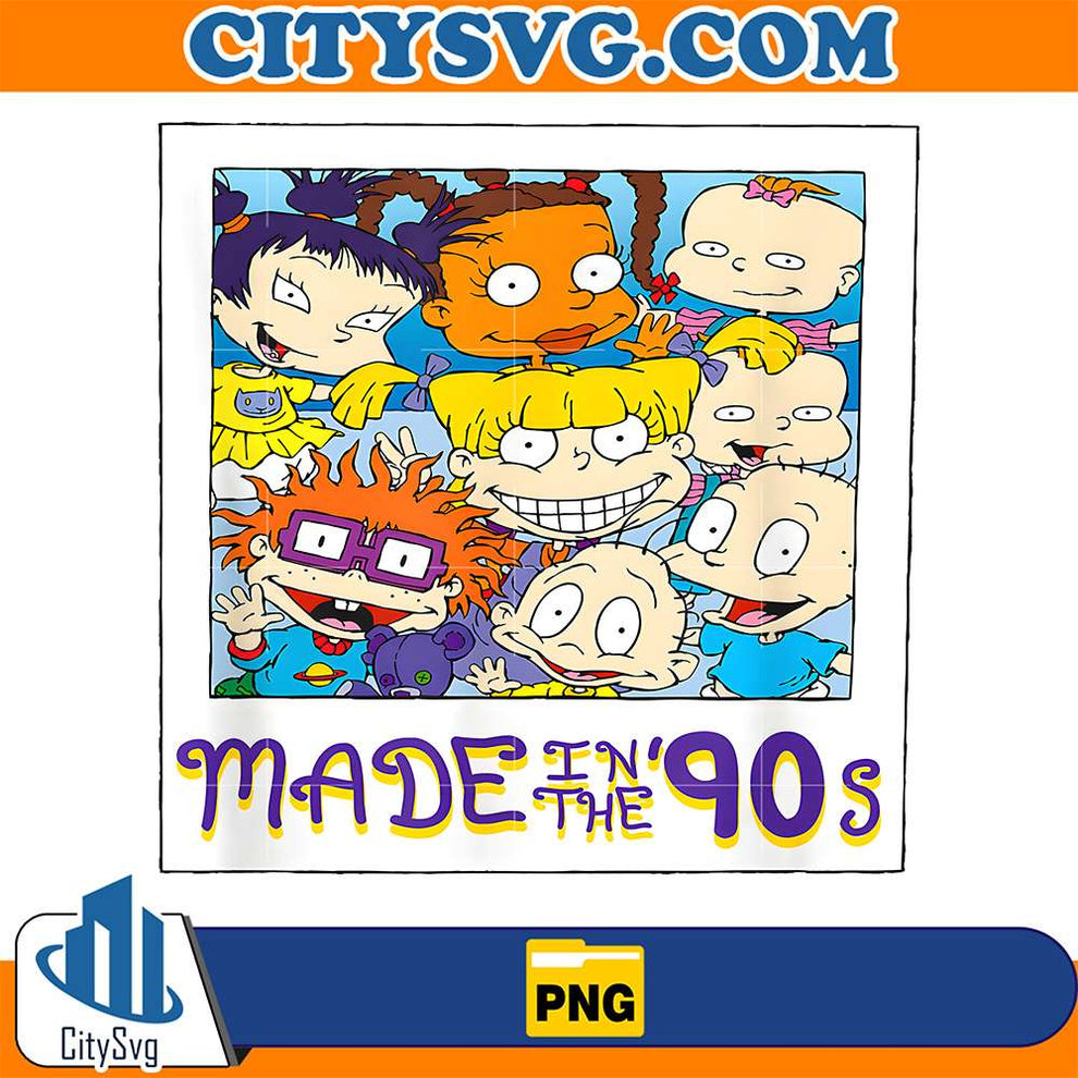 Rugrats Made In The 90s Png – CITYSVG