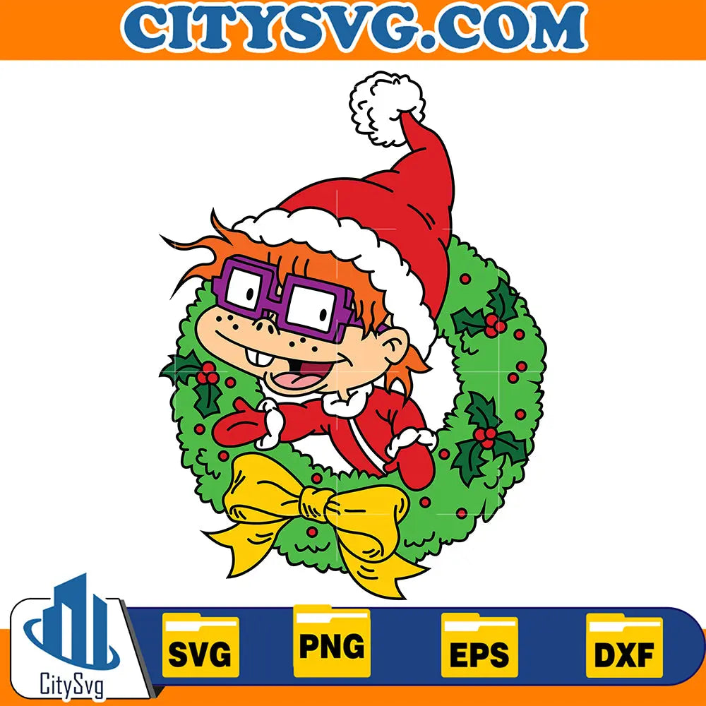 RugratsCarlitosChristmasSvg