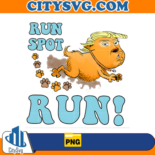 Run Spot Run Funny Png