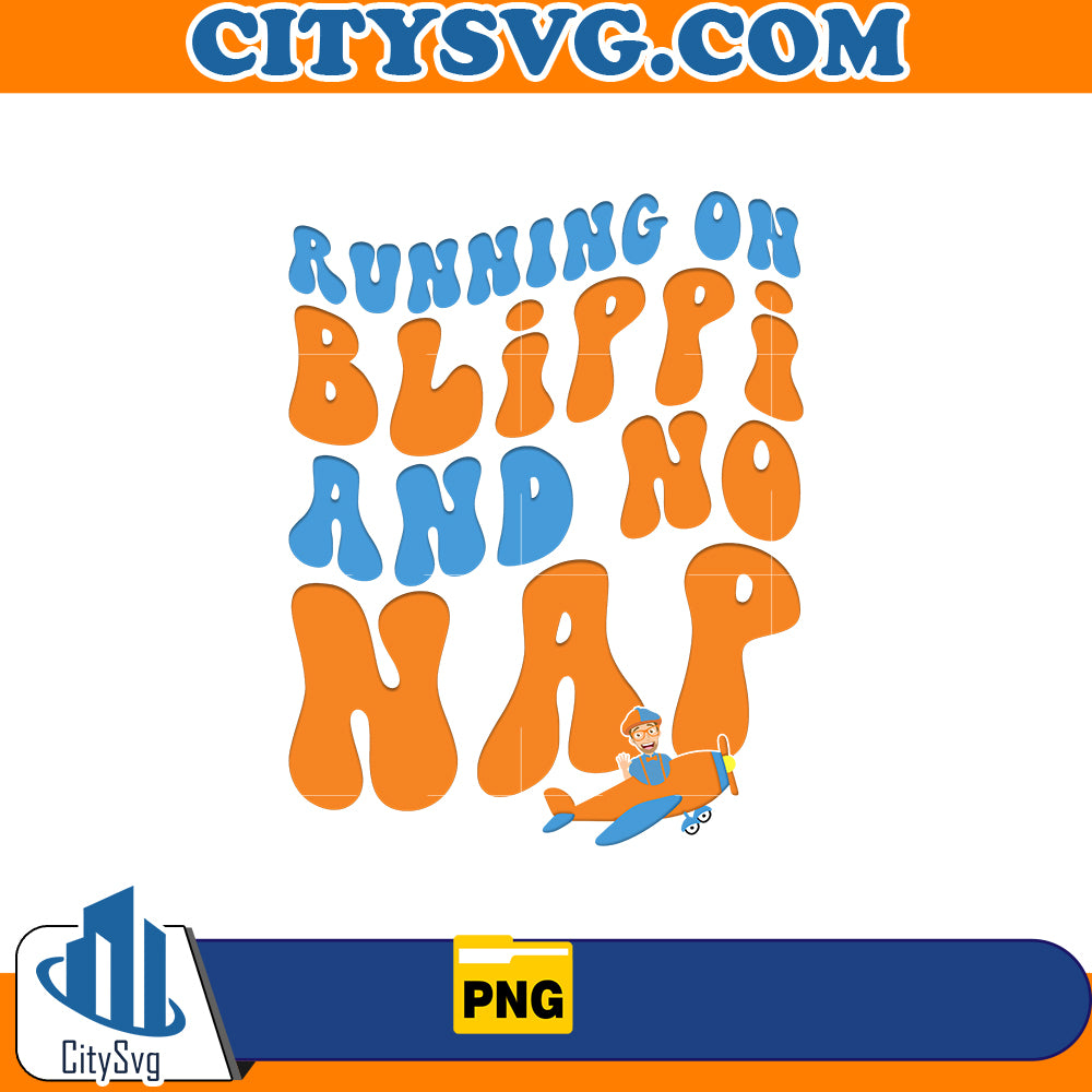 Running on blippi and no Nap Png