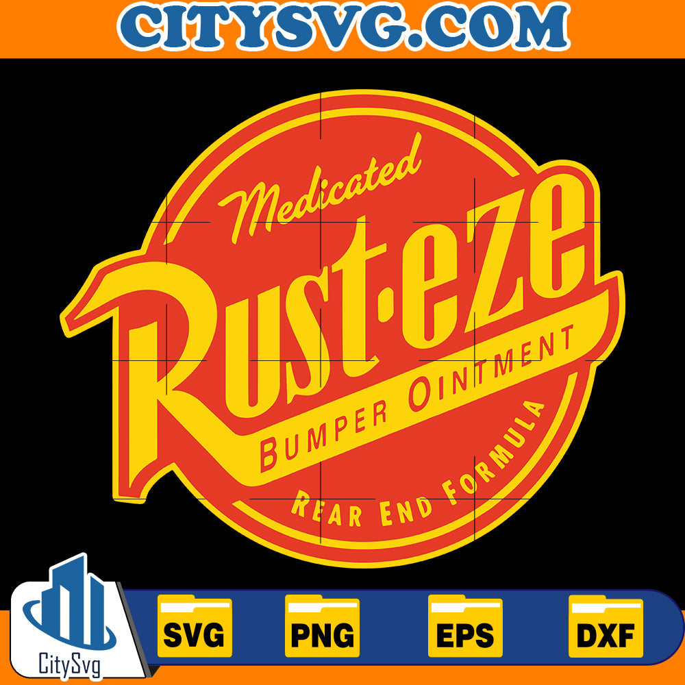 Rust Svg Files Rust-eze Bumper Ointment Svg – CITYSVG