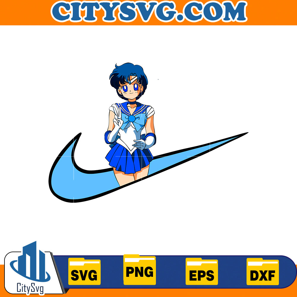 Sailor Mercury Ni ke SVG