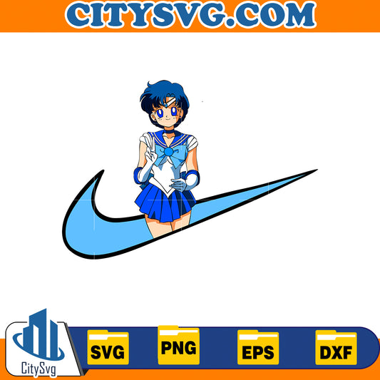 Sailor Mercury Ni ke SVG