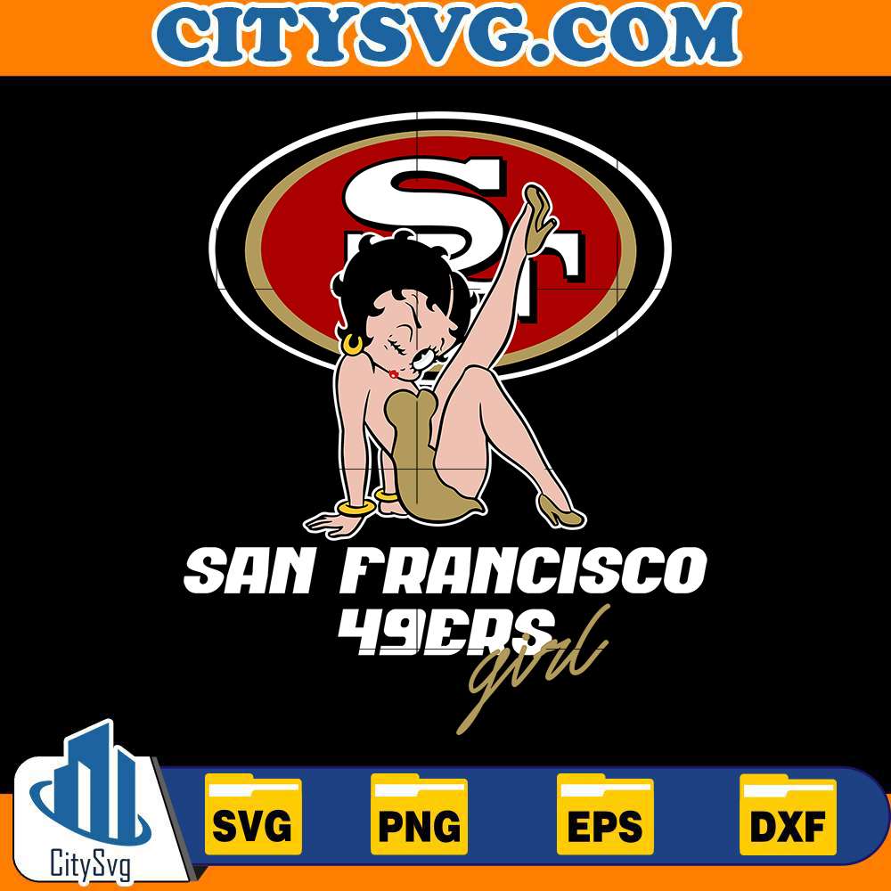 San-Francisco-49ers-Betty-Boop-Svg