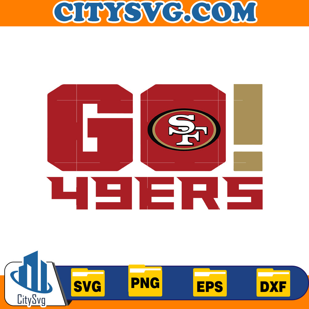 Go San Francisco 49ers Svg