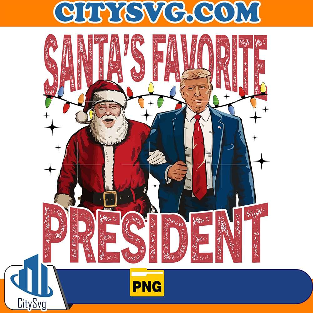 Sant_sFavoritePresidentChristmasPng