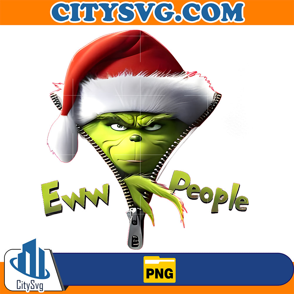 Santa-Grinch-Eww-People-Christmas-Png