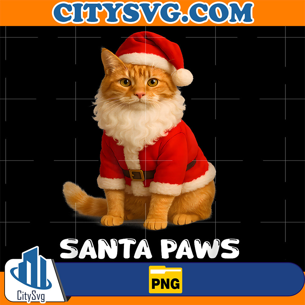 Santa-Paws-Funny-Orange-Tabby-Cat-Christmas-Holiday-Png