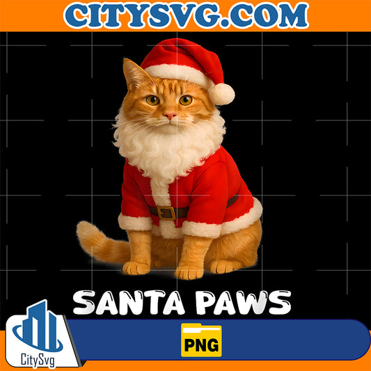 Santa-Paws-Funny-Orange-Tabby-Cat-Christmas-Holiday-Png
