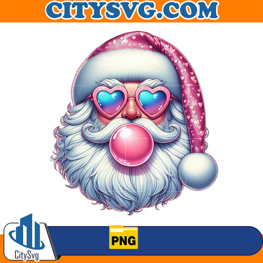 SantaClausBlowingBubblePng