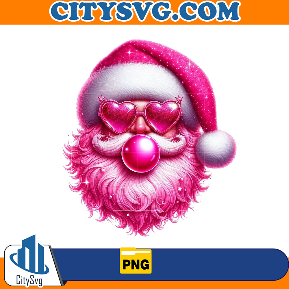 SantaClausBlowingBubbleValentinePng_4