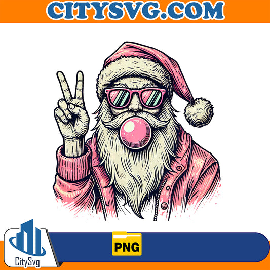 SantaClausChristmasBubbleBlowingValentinePng_4