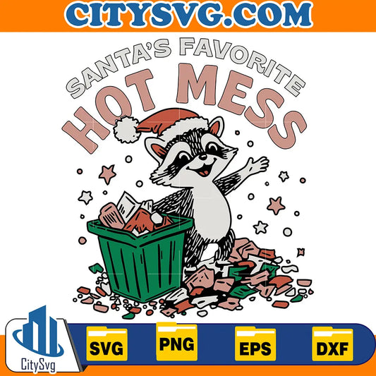 Santa_sFavoriteHotMessRacoonSvg
