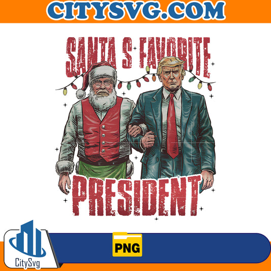 Santa’s Favorite President TRUMP Png