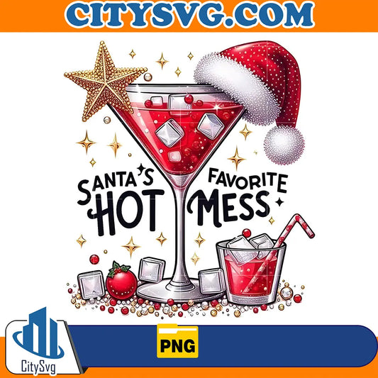 SantasfavoriteHotMessChristmasPng