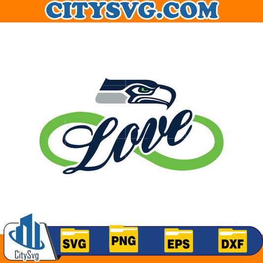 Love Seattle Seahawks Svg