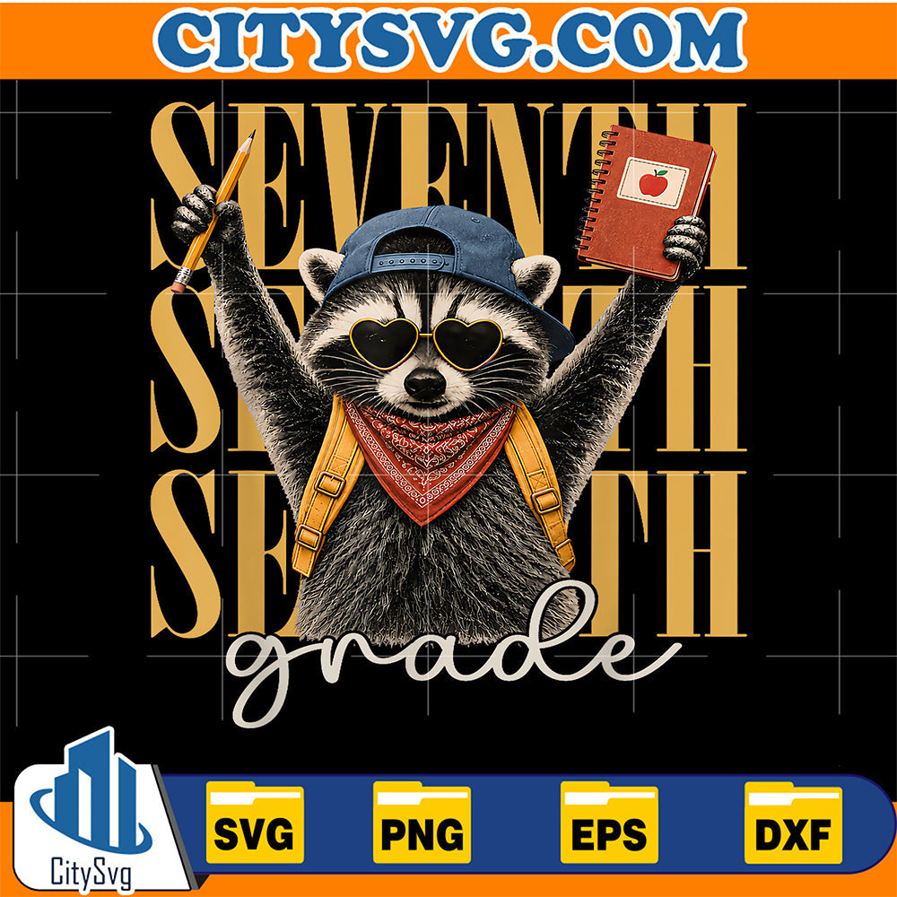 Seventh-Grade-Boys-Team-7th-Grade-Raccoon-Back-To-School-Svg