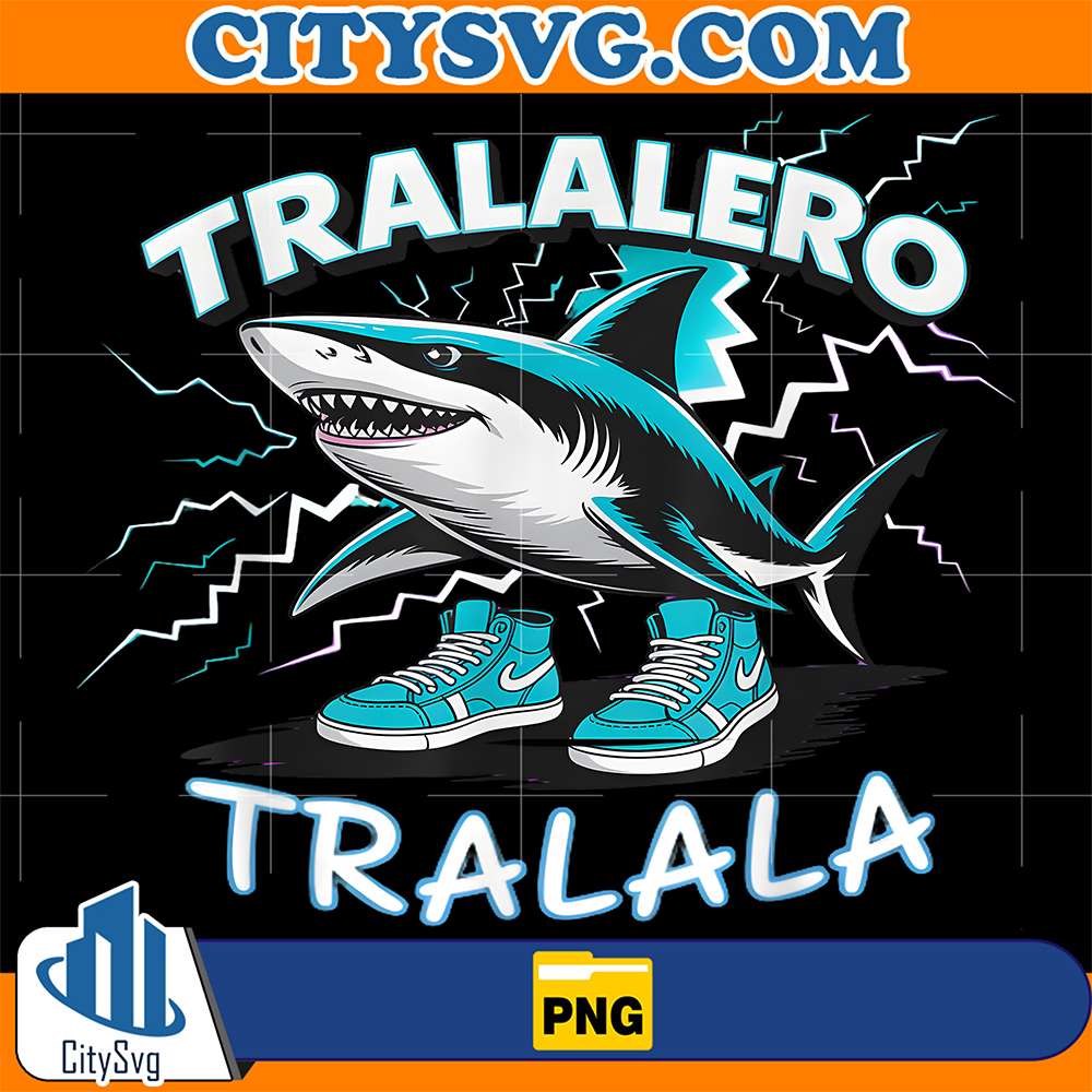 Shark Tralalero Tralala Italian Brainrot Meme Png – CITYSVG