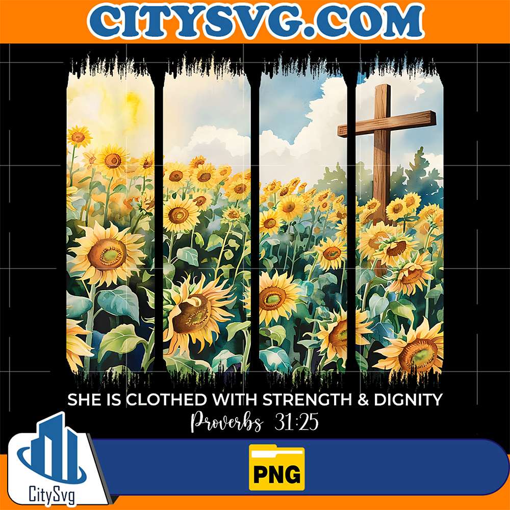 She-Is-Clothed-With-Strength-And-Dignity-Proverbs-31-25-Christian-Png