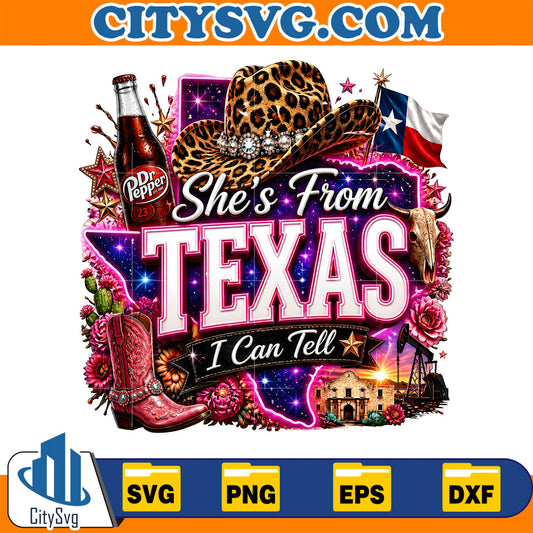 She-s-From-Texas-I-Can-Tell-Svg-Texas-Cowgirl-Svg