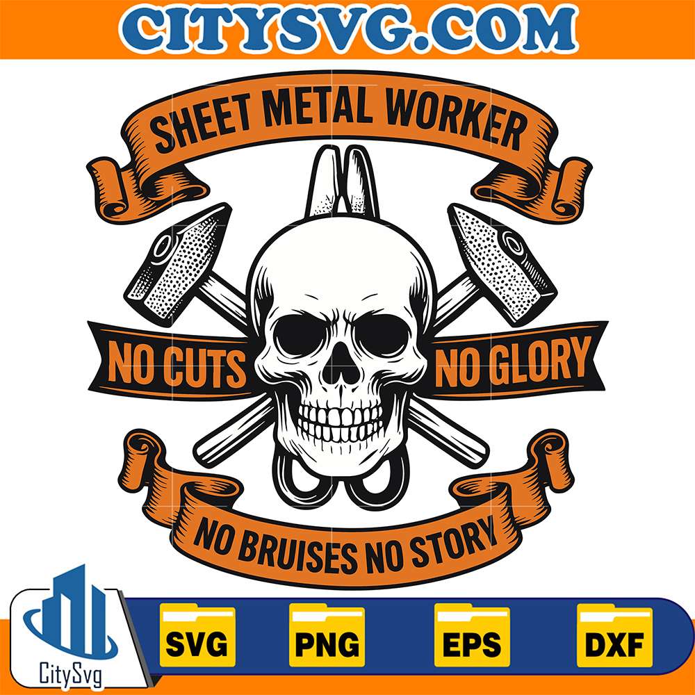 Sheet-Metal-Worker-No-Ruises-No-Story-Svg
