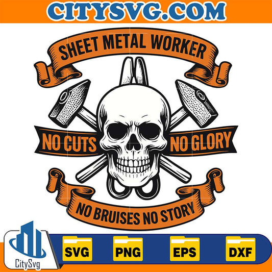Sheet-Metal-Worker-No-Ruises-No-Story-Svg