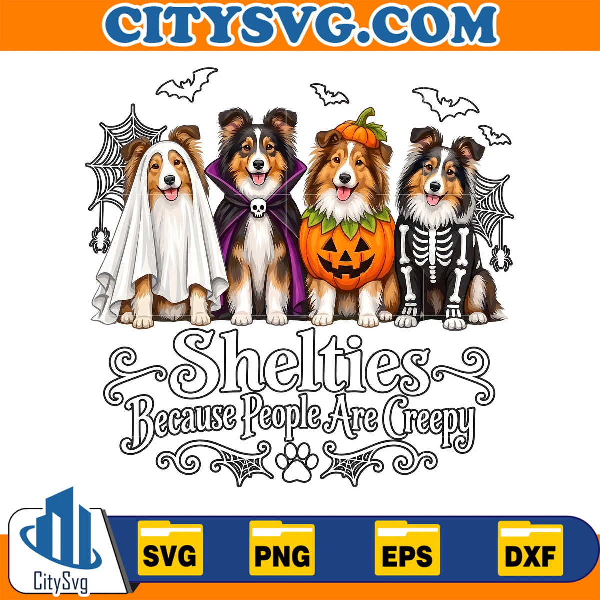 Shelties-Because-People-are-Creepy-Halloween-Svg