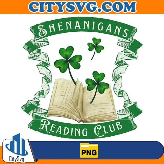 ShenanigansReadingClubFunnyLoverStPatricksDayPng