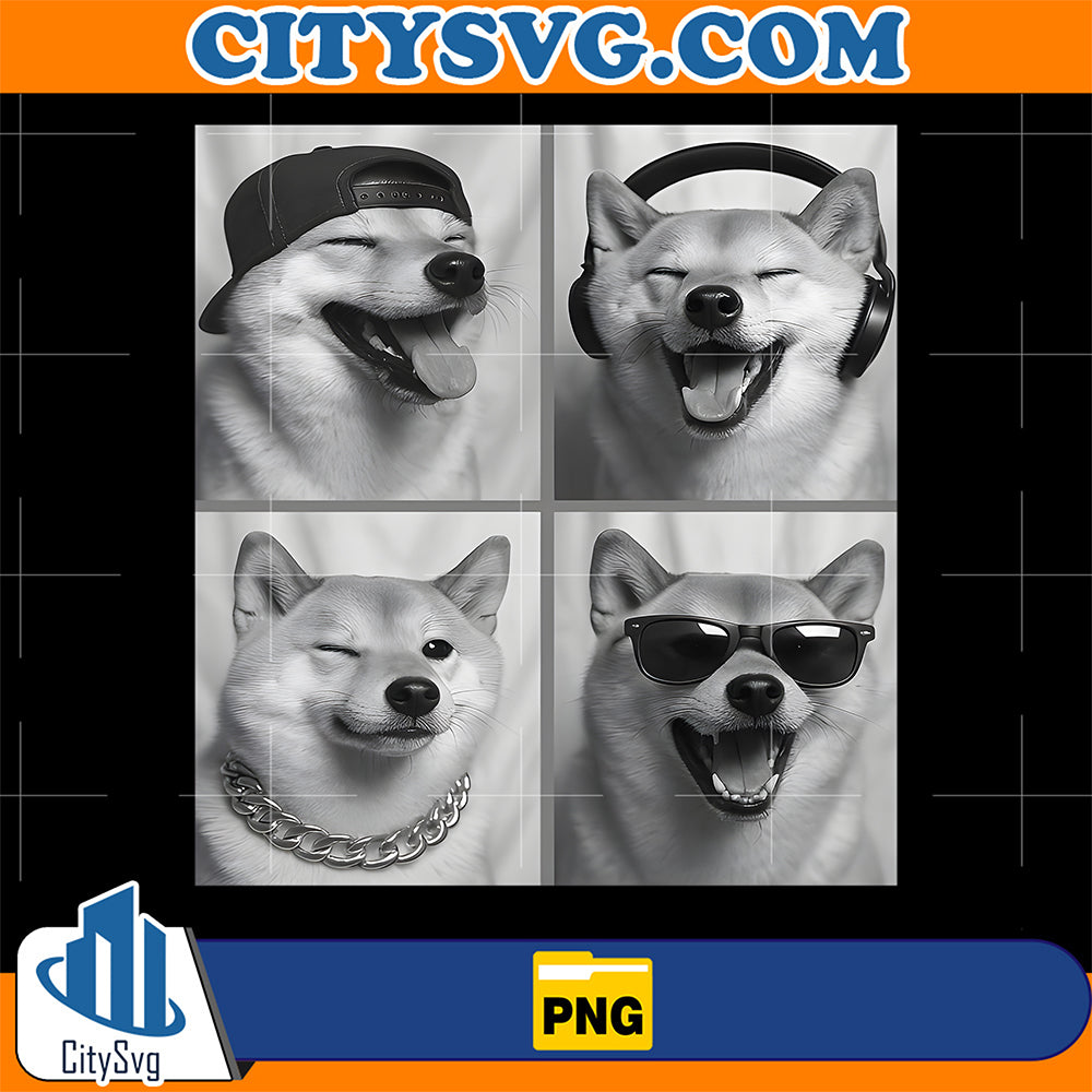 Shiba Inu Sunglasses Png CitySvg