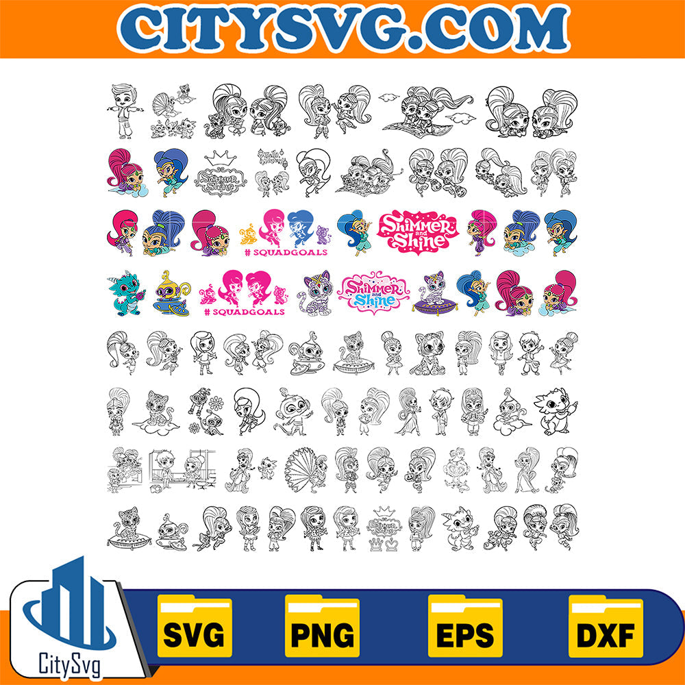 Shimmer-And-Shine-Svg-Bundle