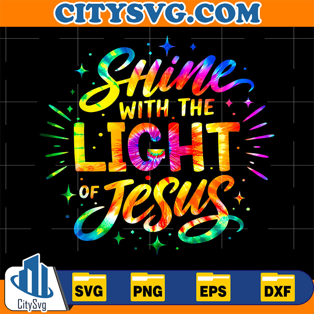 Shine-with-The-Light-of-Jesus-Christian-Faith-Religious-Svg