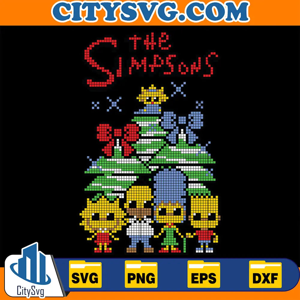 SimpsonsNavidadUglyChristmasSvg