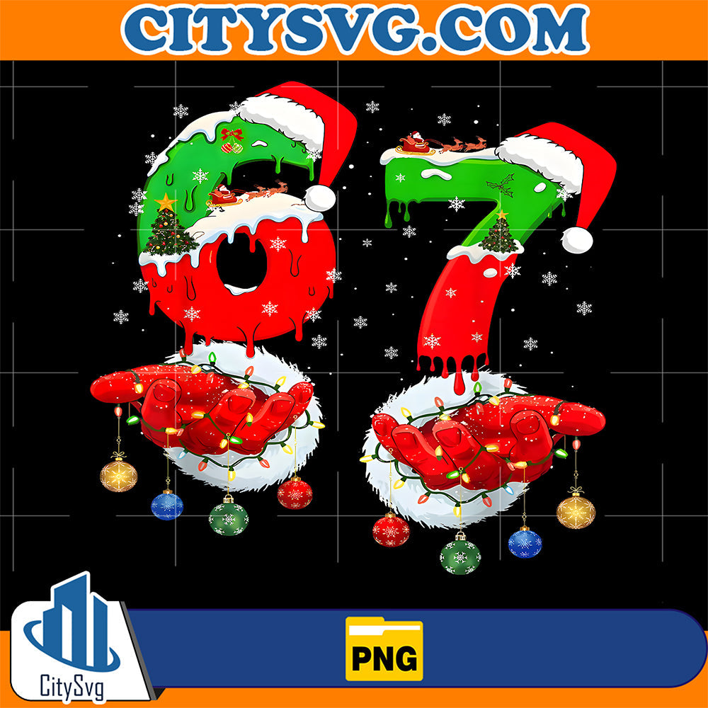 Six-Seven-67-Meme-67-Christmas-Santa-Hand-Boys-Teens-Png