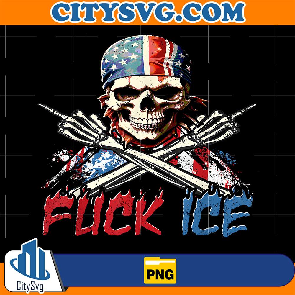 Skeleton-Fck-Ice-Protest-Deportation-Distressed-Png