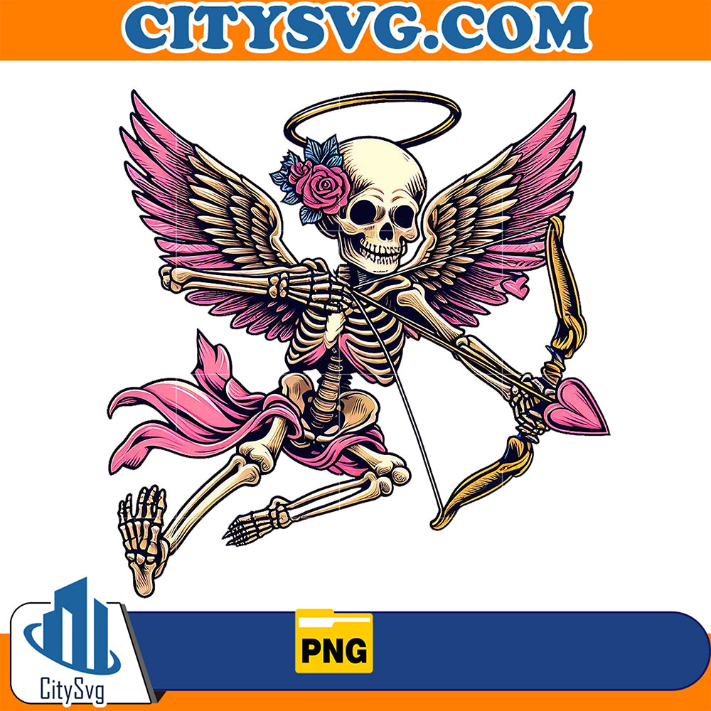 SkeletonCupidValentinePng_2