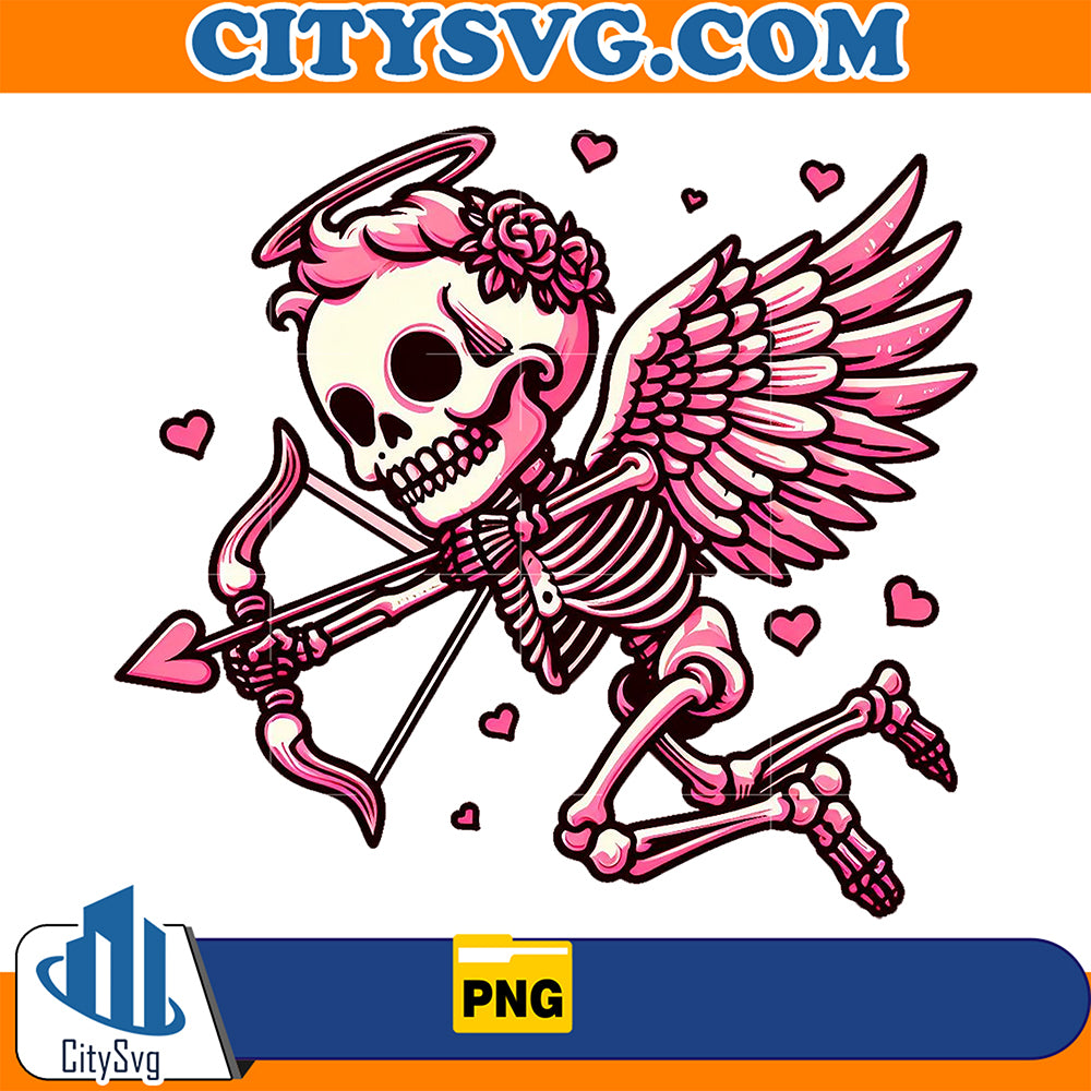 SkeletonCupidValentinePng_3