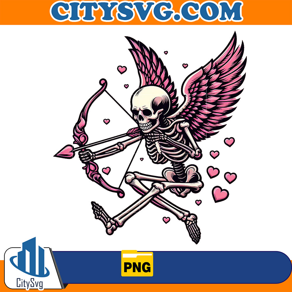 SkeletonCupidValentinePng_4