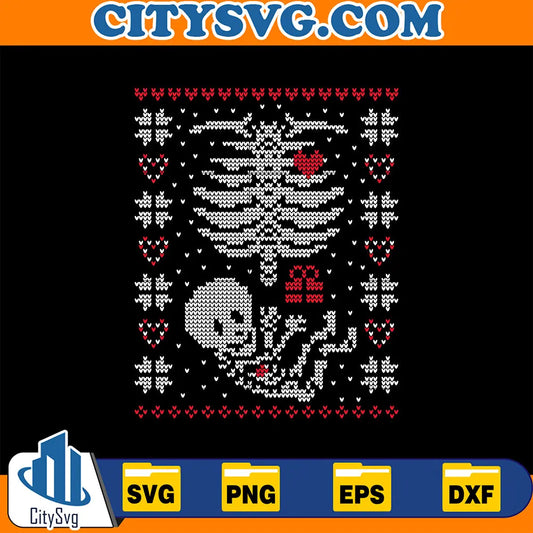 SkellyBabyUglyChristmasSvg
