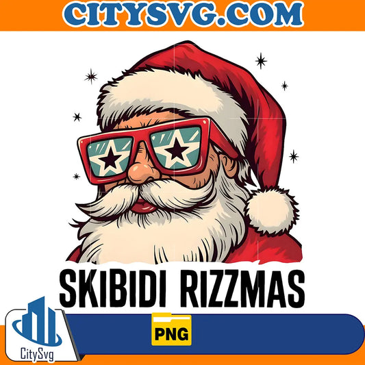 SkibidiSantaChristmasPng