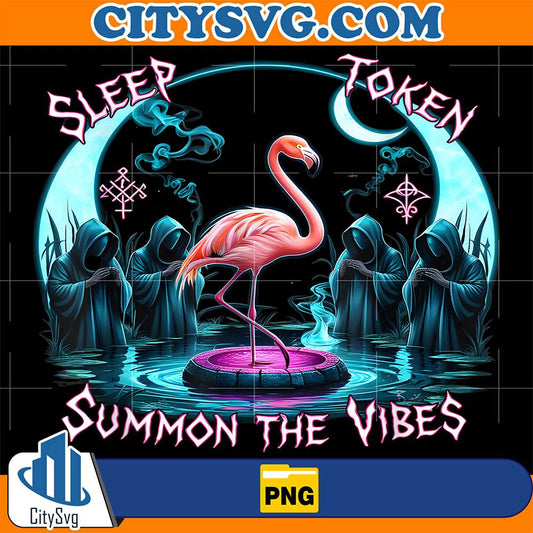 Sleep-Token-Summon-The-Vibes-Flamingo-Ritual-Png