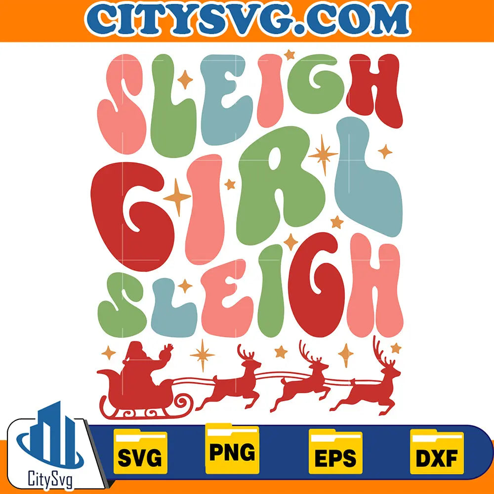 SleighGirlSleighSvg