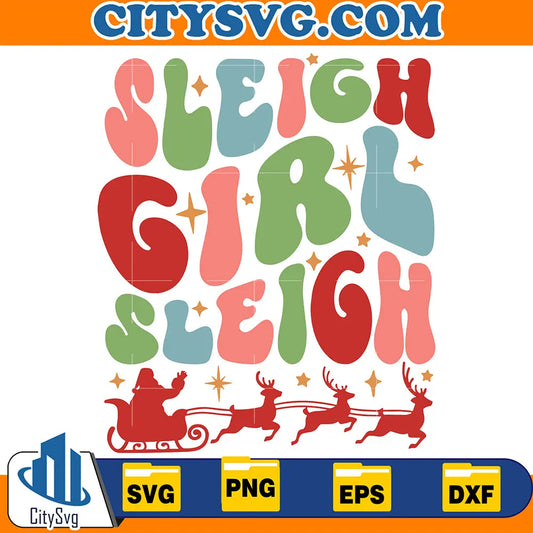 SleighGirlSleighSvg